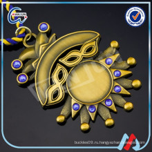 Золотая 3D-кристалла Бланк Медаль